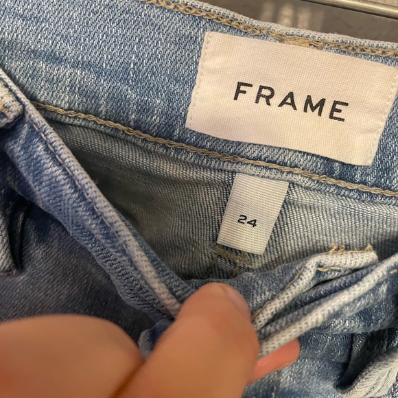 Frame Le high Flare Bell Bottom bootcut Jean in Tropic Wash - Picture 3 of 8